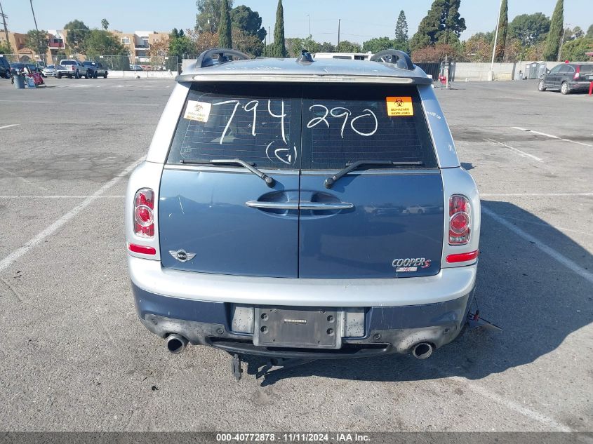 2011 Mini Cooper S Clubman S Clubman VIN: WMWZG3C57BTY36110 Lot: 40772878