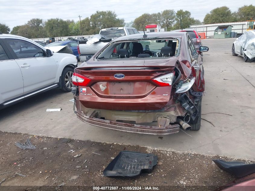 2016 Ford Fusion Se VIN: 3FA6P0H76GR267778 Lot: 40772887