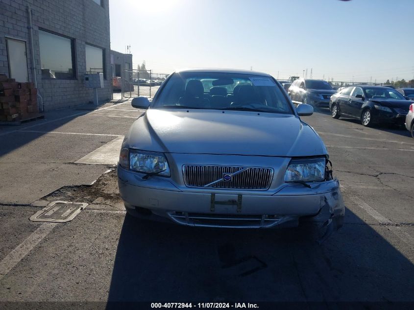 2002 Volvo S80 2.9 VIN: YV1TS92D421261232 Lot: 40772944