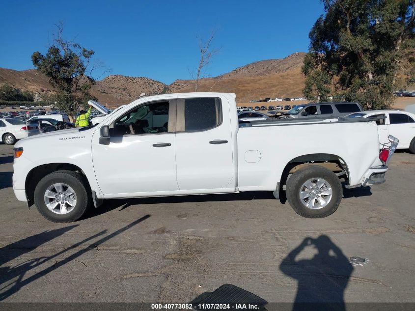 2023 Chevrolet Silverado 1500 2Wd Double Cab Standard Bed Custom VIN: 1GCRABEK7PZ176947 Lot: 40773082