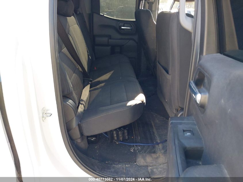 VIN 1GCRABEK7PZ176947 2023 CHEVROLET SILVERADO 1500 2WD DOUBLE CAB STANDARD BED CUSTOM