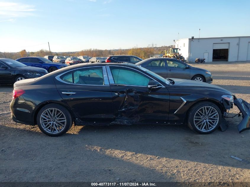 2021 Genesis G70 2.0T Awd VIN: KMTG34LA0MU075427 Lot: 40773117