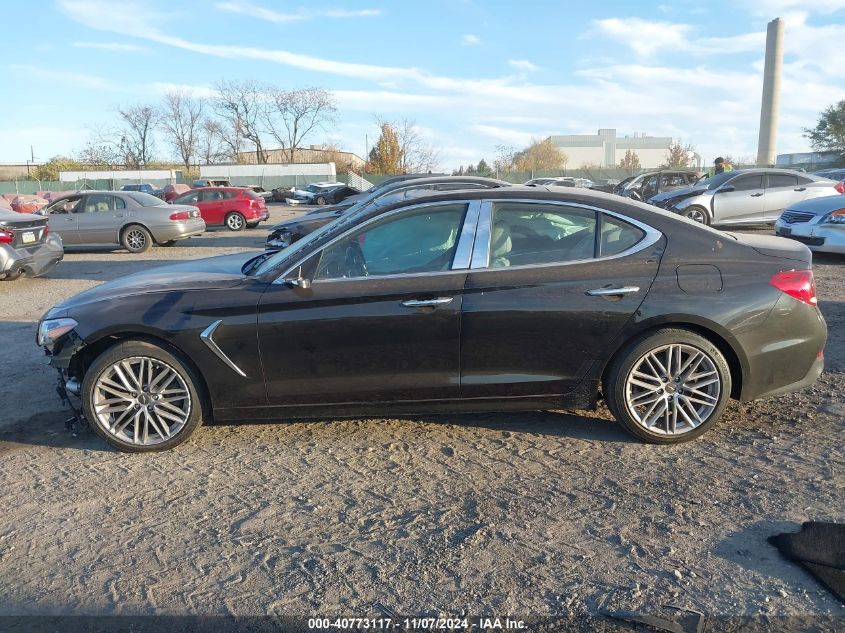 2021 Genesis G70 2.0T Awd VIN: KMTG34LA0MU075427 Lot: 40773117