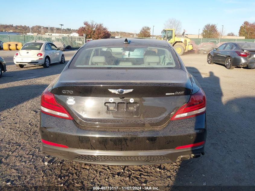 2021 Genesis G70 2.0T Awd VIN: KMTG34LA0MU075427 Lot: 40773117