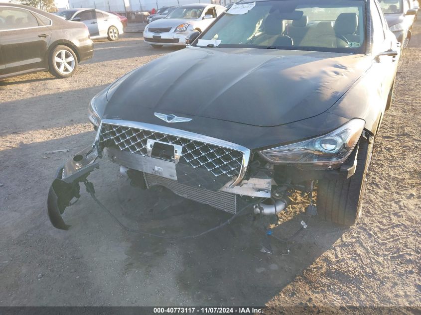 2021 GENESIS G70 VIN: KMTG34LA0MU075427