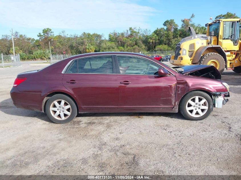 2007 Toyota Avalon Xl VIN: 4T1BK36B67U222165 Lot: 40773131