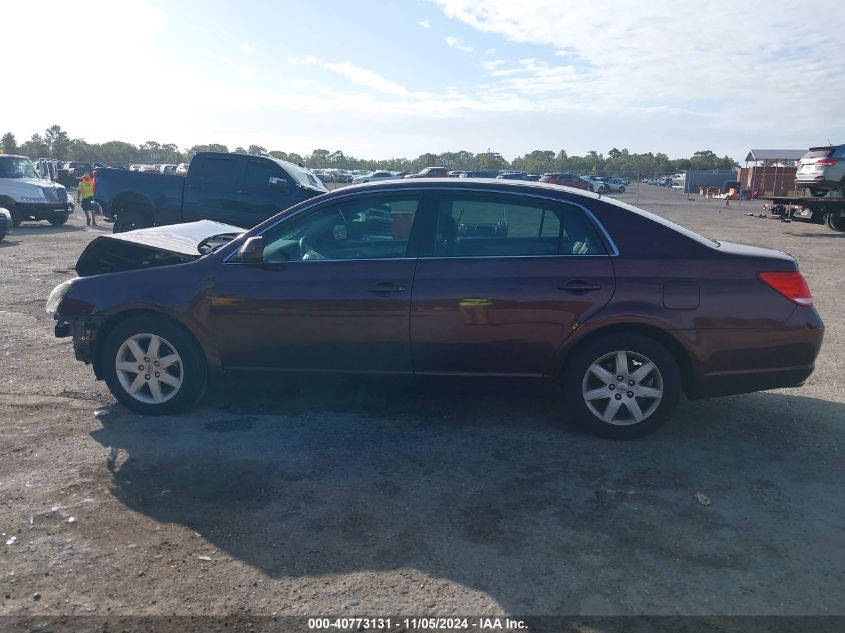 2007 Toyota Avalon Xl VIN: 4T1BK36B67U222165 Lot: 40773131