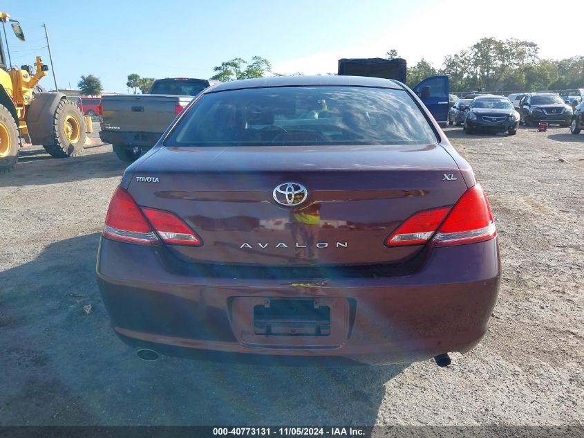 2007 Toyota Avalon Xl VIN: 4T1BK36B67U222165 Lot: 40773131