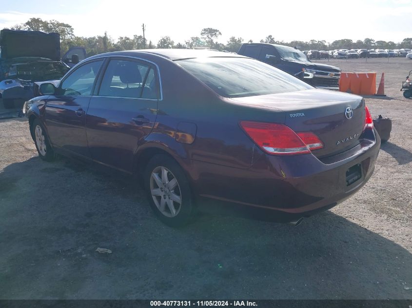 2007 Toyota Avalon Xl VIN: 4T1BK36B67U222165 Lot: 40773131