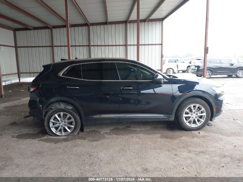 2021 Buick Envision Fwd Preferred VIN: LRBAZLR43MD109681 Lot: 40773135