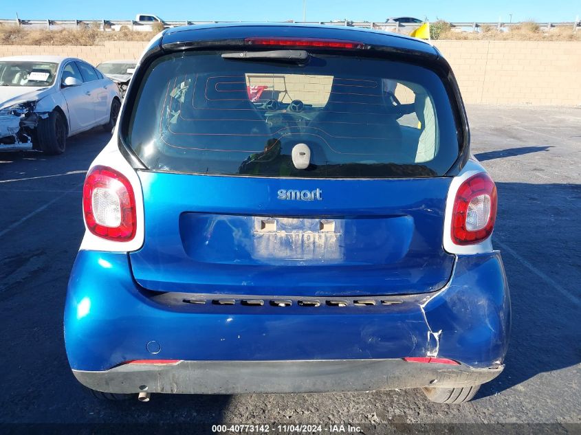 2016 Smart Fortwo Passion/Prime/Proxy/Pure VIN: WMEFJ5DA6GK056001 Lot: 40773142