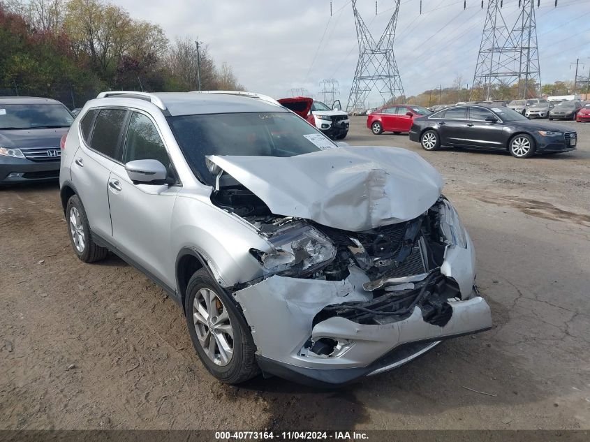 2016 Nissan Rogue Sv VIN: KNMAT2MV3GP626415 Lot: 40773164