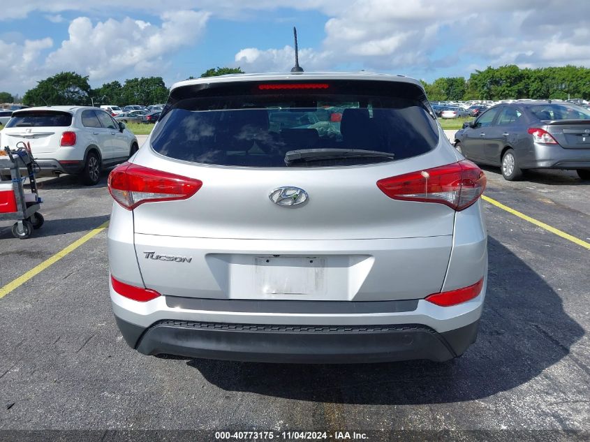 2016 Hyundai Tucson Se VIN: KM8J23A47GU105411 Lot: 40773175