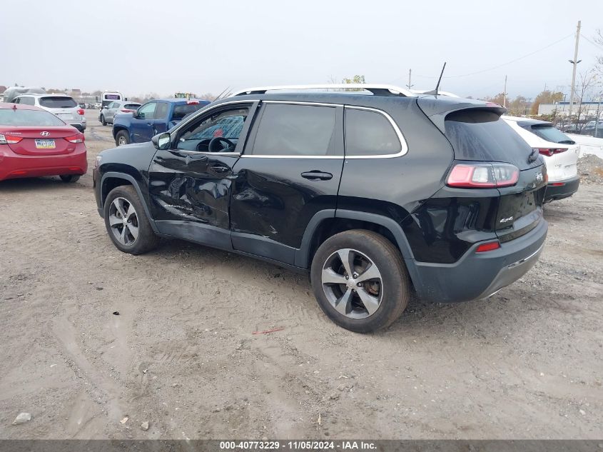 2019 Jeep Cherokee Limited 4X4 VIN: 1C4PJMDX7KD235503 Lot: 40773229