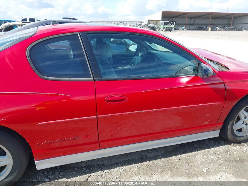 2003 Chevrolet Monte Carlo Ss VIN: 2G1WX12K939426816 Lot: 40773286