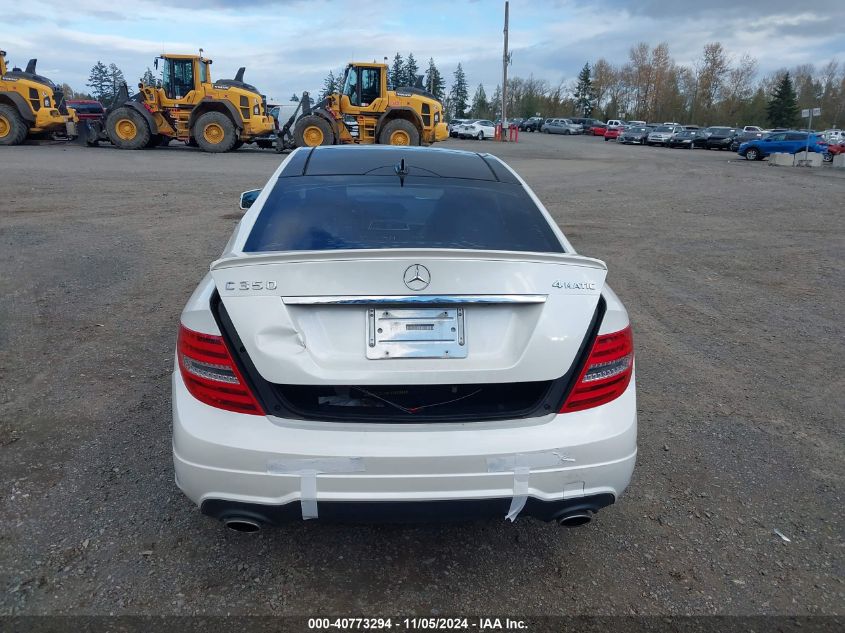 2013 Mercedes-Benz C 350 Sport 4Matic VIN: WDDGJ8JB6DG053167 Lot: 40773294