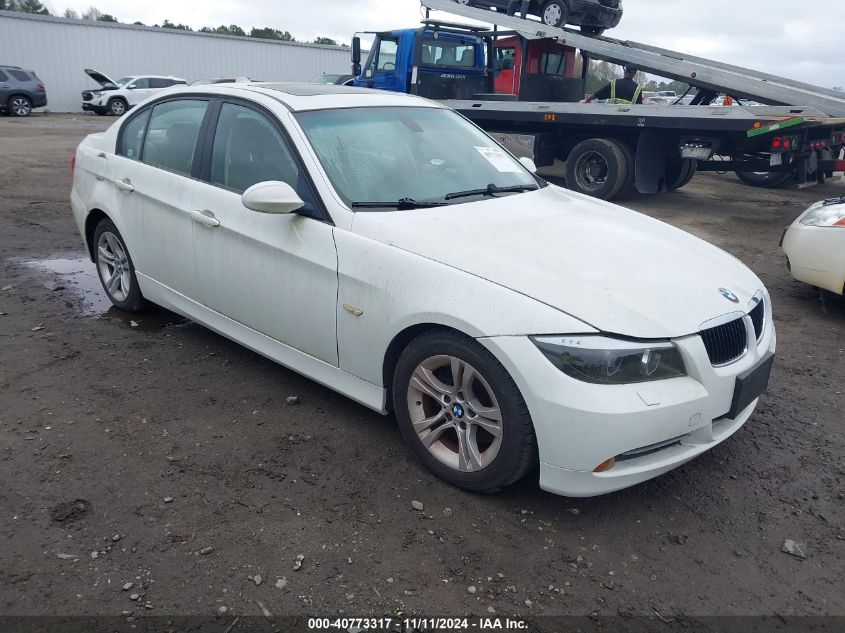 2008 BMW 328 VIN: WBAVC73578KX91184 Lot: 40773317