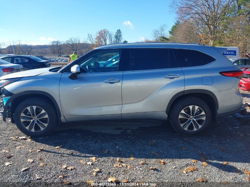 2020 Toyota Highlander Xle VIN: 5TDHZRBH3LS501742 Lot: 40773345