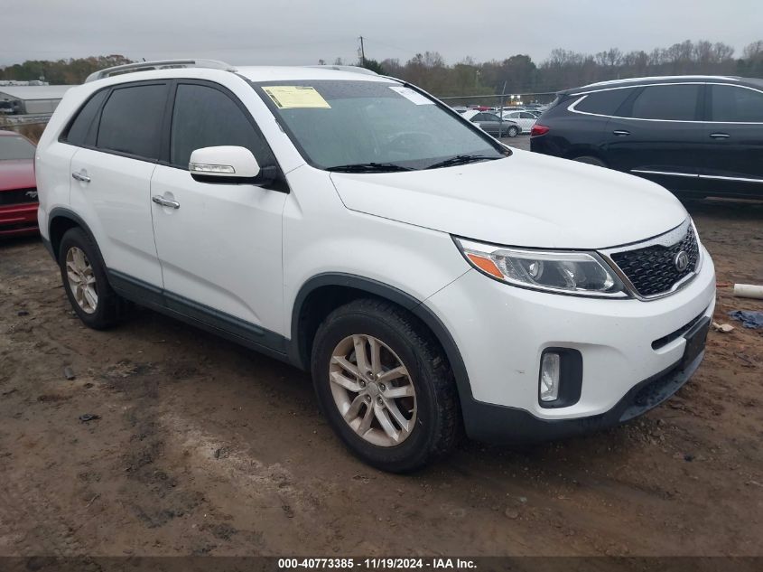 2014 Kia Sorento Lx VIN: 5XYKT4A65EG441960 Lot: 40773385