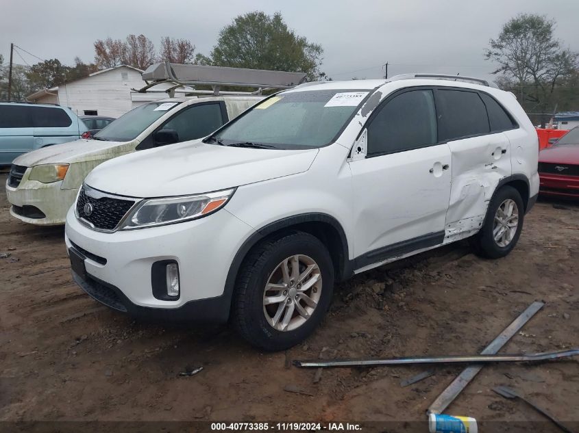 2014 Kia Sorento Lx VIN: 5XYKT4A65EG441960 Lot: 40773385