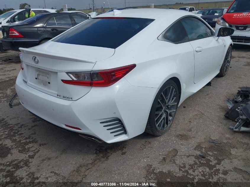 VIN JTHHA5BC0G5002444 2016 Lexus RC, 200T no.4