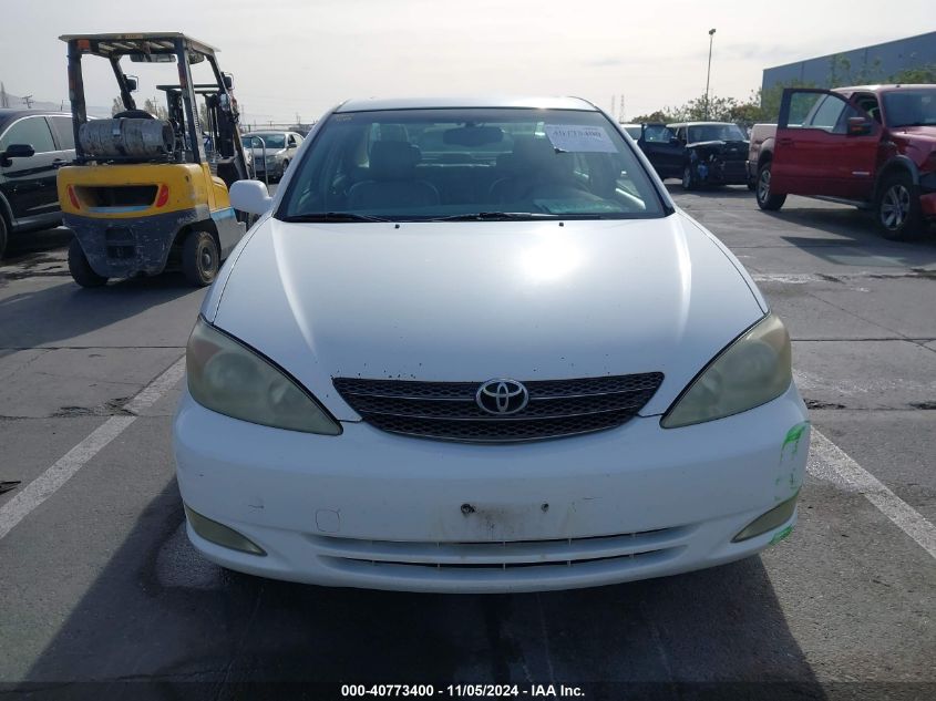 2003 Toyota Camry Xle V6 VIN: JTDBF30K130102681 Lot: 40773400