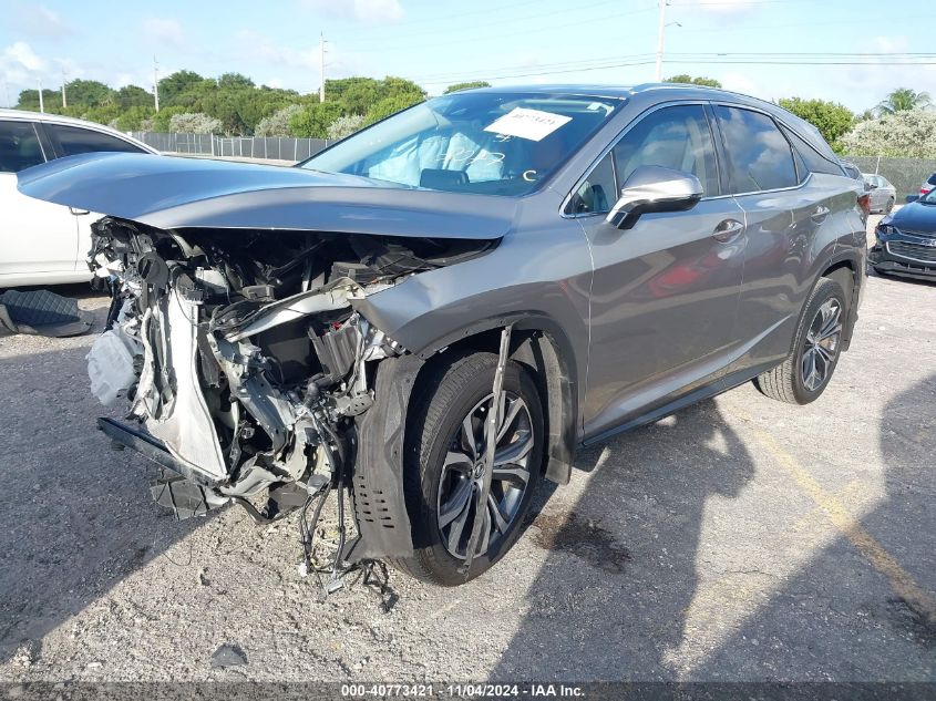 VIN 2T2HZMAAXNC252077 2022 Lexus RX, 350 no.2