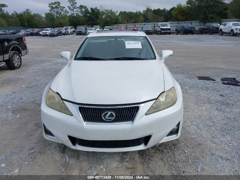 2011 Lexus Is 250 VIN: JTHBF5C28B5144515 Lot: 40773429