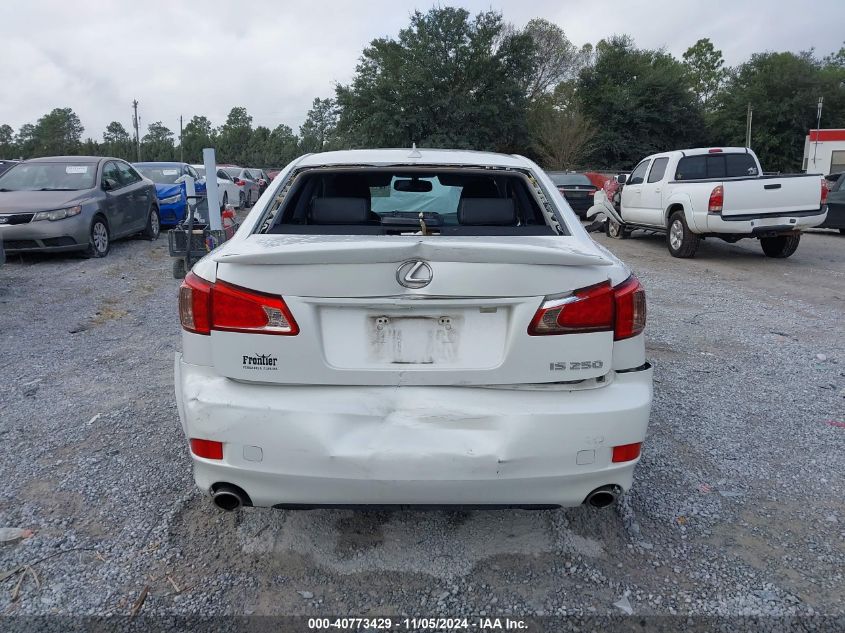 2011 Lexus Is 250 VIN: JTHBF5C28B5144515 Lot: 40773429