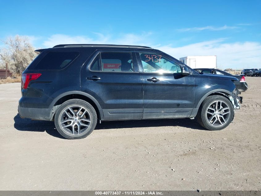 2017 Ford Explorer Sport VIN: 1FM5K8GT4HGB92049 Lot: 40773437