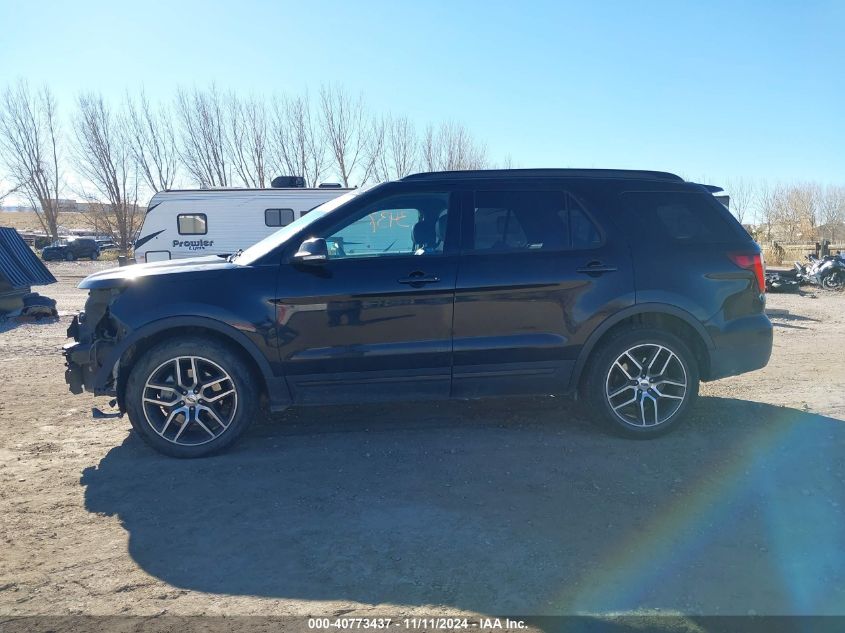 2017 Ford Explorer Sport VIN: 1FM5K8GT4HGB92049 Lot: 40773437