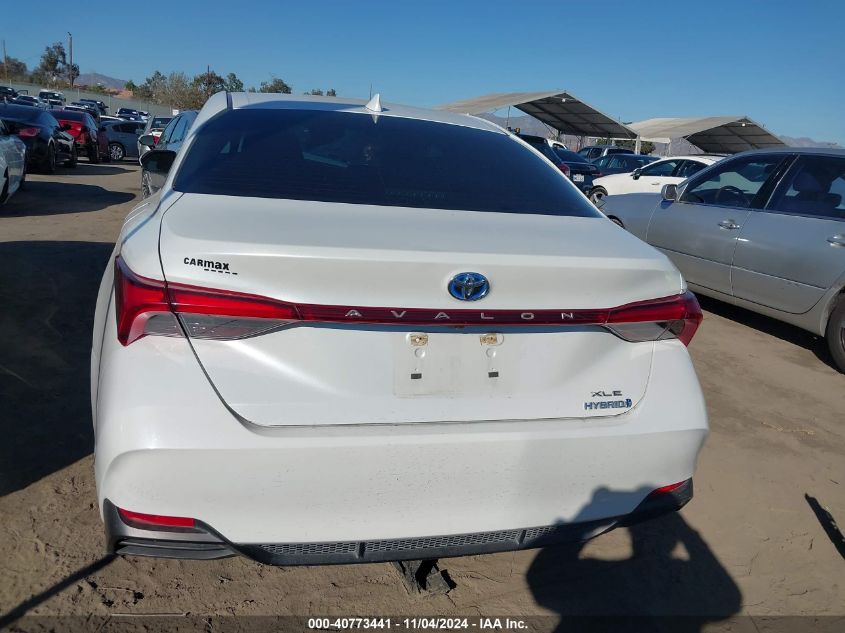 2021 Toyota Avalon Xle Hybrid VIN: 4T1JA1AB6MU002482 Lot: 40773441