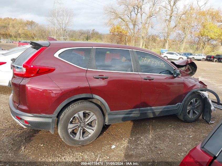 2017 Honda Cr-V Lx VIN: 7FARW5H38HE005272 Lot: 40773475