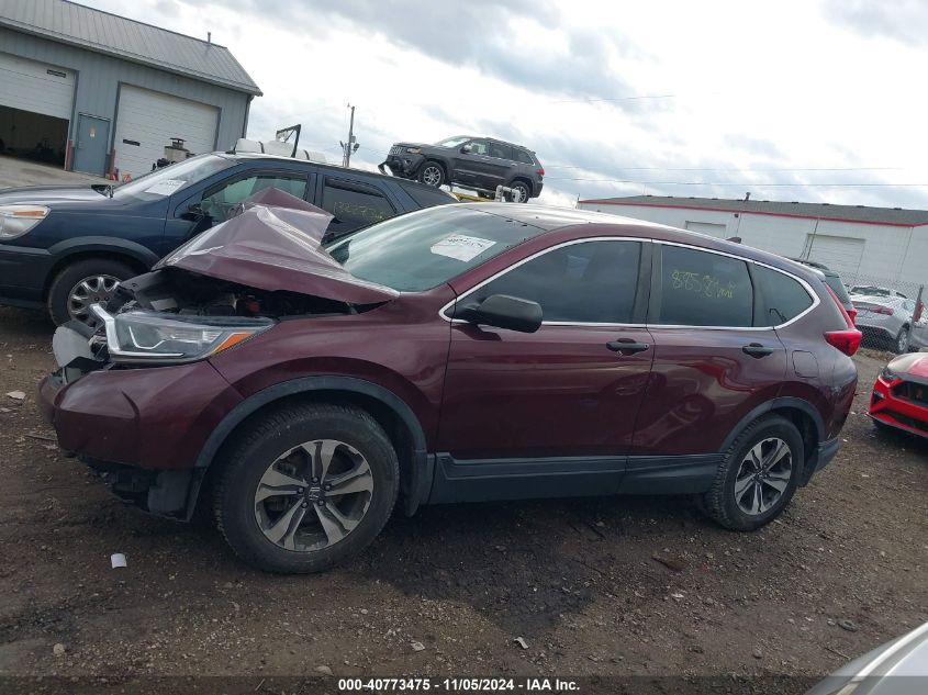 2017 Honda Cr-V Lx VIN: 7FARW5H38HE005272 Lot: 40773475