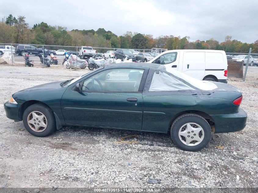 2002 Chevrolet Cavalier VIN: 1G1JC124627198586 Lot: 40773515