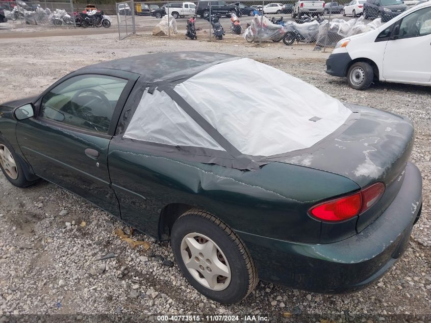 2002 Chevrolet Cavalier VIN: 1G1JC124627198586 Lot: 40773515