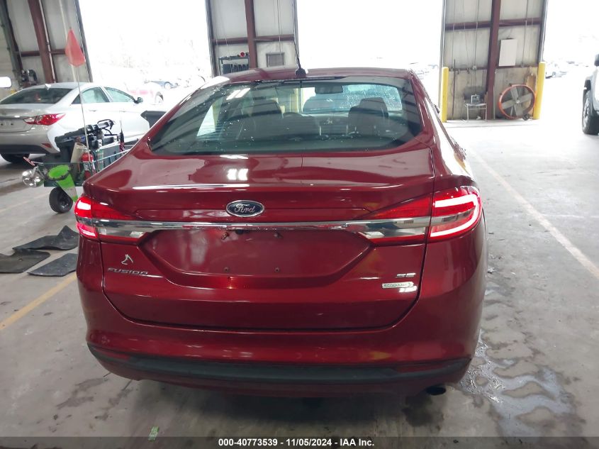 2017 Ford Fusion Se VIN: 3FA6P0HD4HR186074 Lot: 40773539