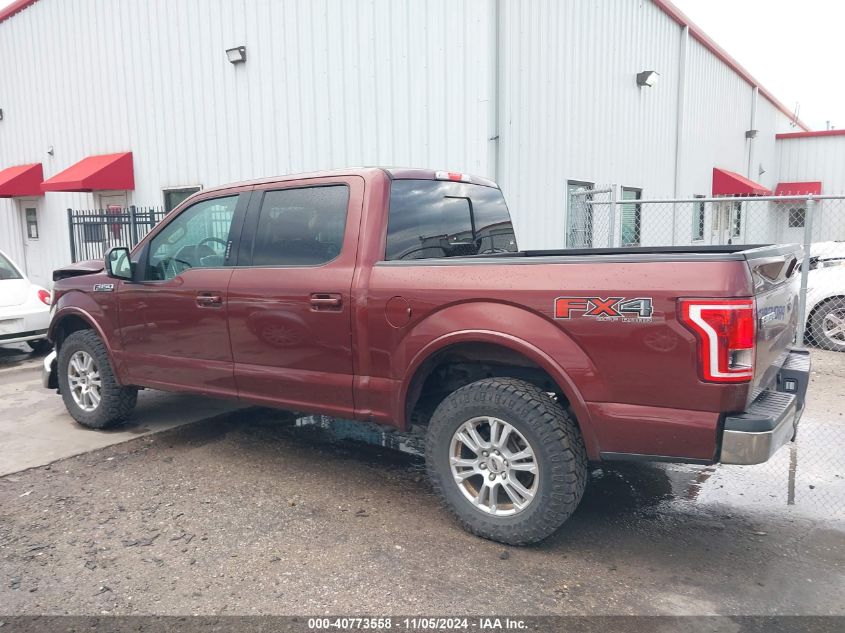 2016 Ford F-150 Lariat VIN: 1FTEW1EFXGKE12786 Lot: 40773558