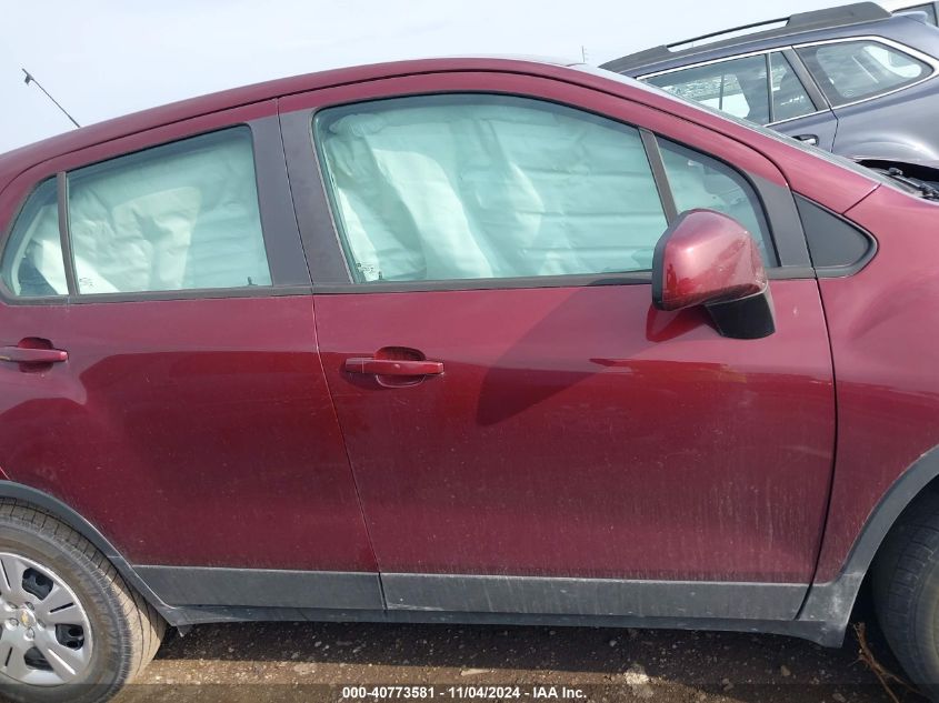 2017 Chevrolet Trax Ls VIN: 3GNCJKSB2HL254156 Lot: 40773581