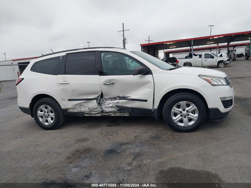 2015 Chevrolet Traverse Ls VIN: 1GNKRFED1FJ255991 Lot: 40773585