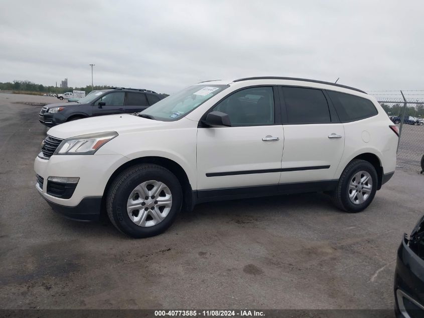 2015 Chevrolet Traverse Ls VIN: 1GNKRFED1FJ255991 Lot: 40773585