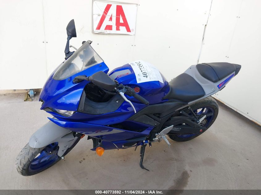 2020 Yamaha Yzfr3 A VIN: MH3RH18Y3LK004182 Lot: 40773592