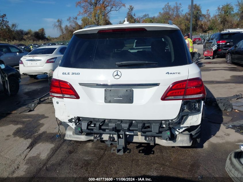 2018 Mercedes-Benz Gle 350 4Matic VIN: 4JGDA5HB2JB054516 Lot: 40773600