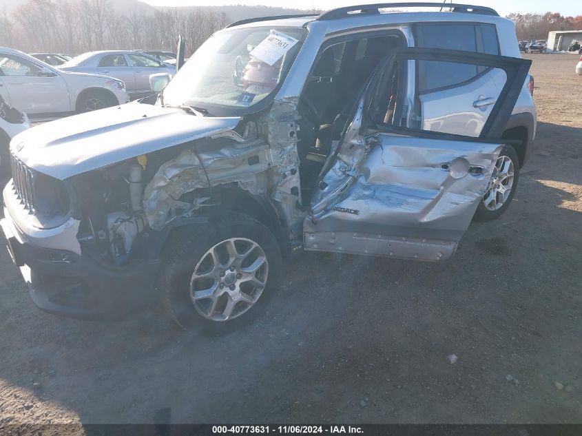 2016 Jeep Renegade Latitude VIN: ZACCJBBT6GPC60436 Lot: 40773631