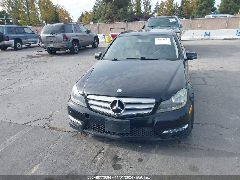 2013 Mercedes-Benz C 350 Sport VIN: WDDGF5HB2DR289468 Lot: 40773684