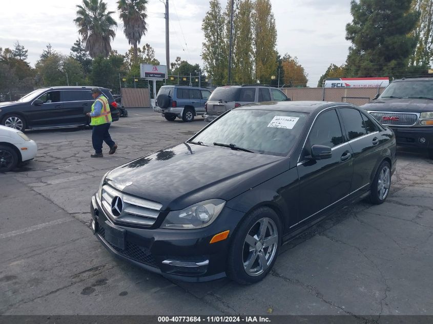 2013 Mercedes-Benz C 350 Sport VIN: WDDGF5HB2DR289468 Lot: 40773684