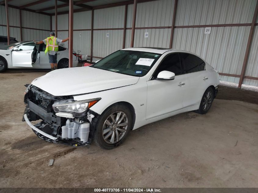 VIN JN1EV7AP2HM736103 2017 Infiniti Q50, 3.0T Premium no.2