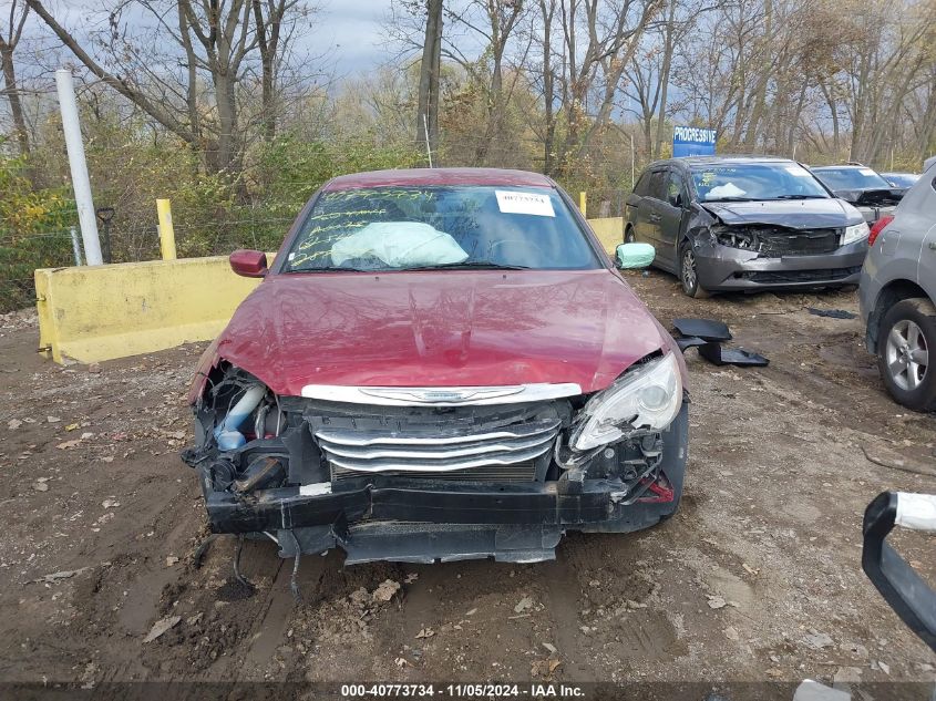 2012 Chrysler 200 Touring VIN: 1C3CCBBBXCN288622 Lot: 40773734