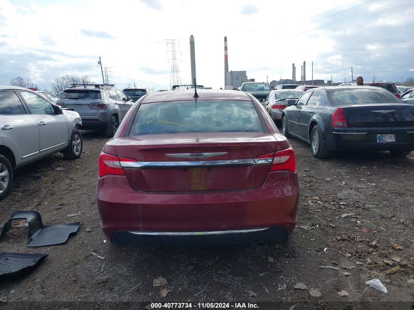 2012 Chrysler 200 Touring VIN: 1C3CCBBBXCN288622 Lot: 40773734