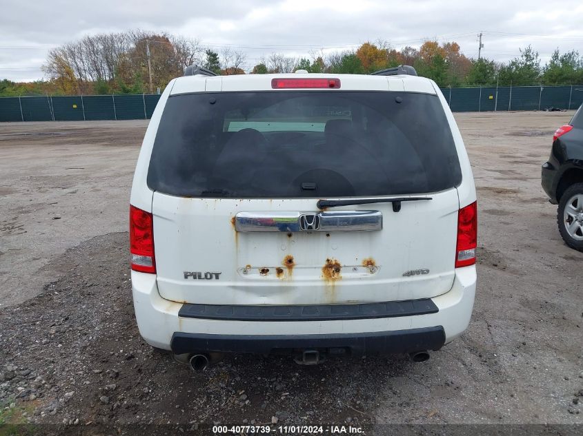 2010 Honda Pilot Ex-L VIN: 5FNYF4H50AB026674 Lot: 40773739